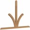 Ekena Millwork Richland Timber Gable Bracket, Western Red Cedar, 96"W x 64"H x 3 1/2"D x 3 1/2"F, 16/12 Pitch GBW096X64X0404RIC00SWR - alternate 2